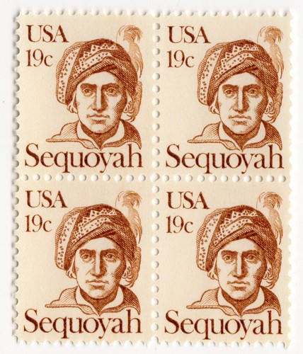 Scott 1859 sequoyah block - #1859, of